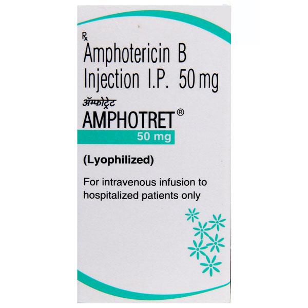 Amphotret 50 mg Injection 1'S : Uses, Side Effects, Price | Netmeds
