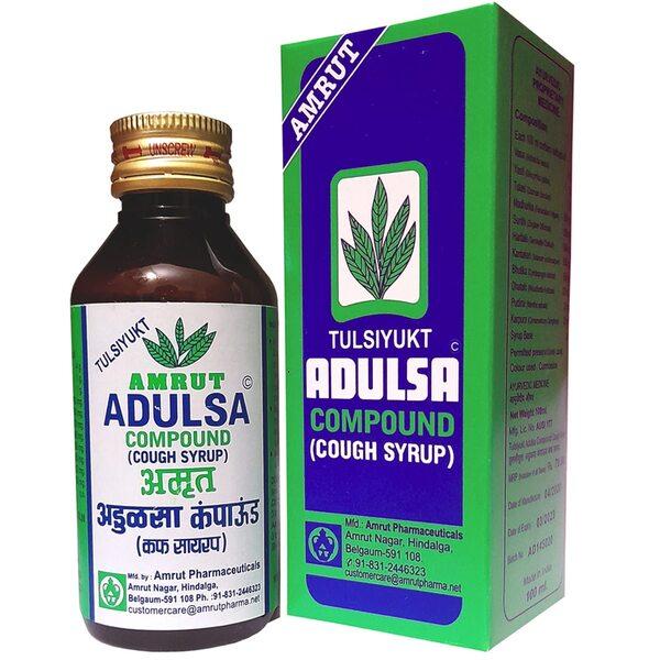 Amrut Tulsiyukt Adulsa Compound Cough Syrup 100 ml