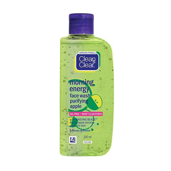Clean & Clear Morning Energy Face Wash - Purifying Apple 100 ml