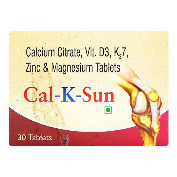 CAL K SUN Tablet 30's Price, Uses, Side effects, Substitutes | Netmeds