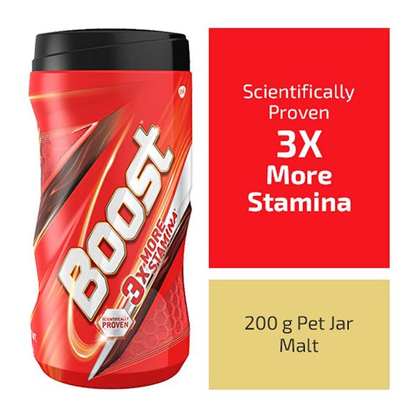 Buy Boost 3X Stamina Powder 200 gm (Pet Jar) Online at Discounted
