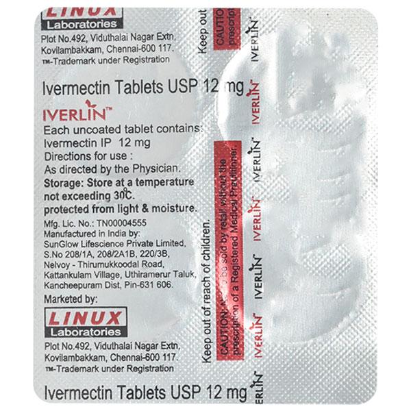 IVERLIN Tablet 4's