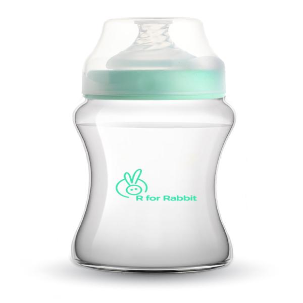 R For Rabbit First Feed Polypropylin Feeding Bottle 250 ml - Sea Green ...