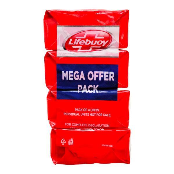 Buy Lifebuoy Total 10 Germ Protection Soap Mega Offer Pack (Pack of 4 x 125 gm)