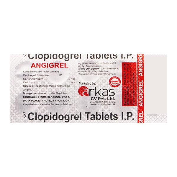 ANGIGREL 75 Tablet 10's