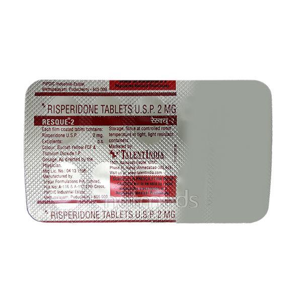 Resque 2mg Tablet 10'S Price, Uses, Side effects, Substitutes | Netmeds
