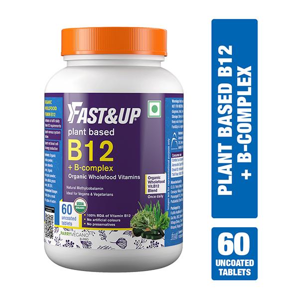 Fast&Up Plant Based B-12 + B-Complex Uncoated Tablet 60's Online at ...
