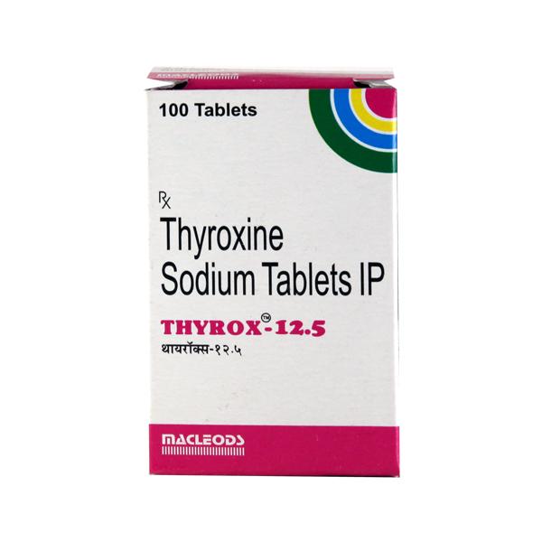 Buy Thyrox 12.5Mcg Tablet 100'S Online at Upto 25% OFF | Netmeds