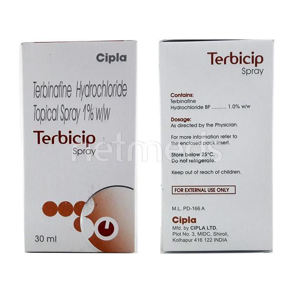Terbicip 1% Spray 30ml : Uses, Side Effects, Price | Netmeds