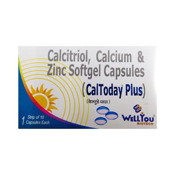 Buy CALTODAY PLUS Softgel Capsule 10's Online at Upto 25% OFF | Netmeds