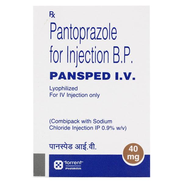 PANSPED IV 40mg Injection 1's