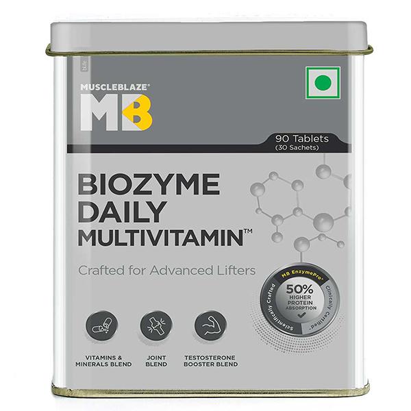 MuscleBlaze Biozyme Daily Multivitamin Tablets 90's Online at Best ...