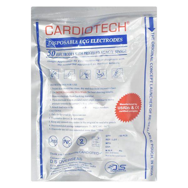 Cardiotech Disposable ECG Electrodes 50's 50's