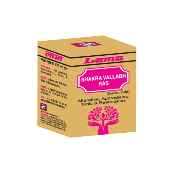 Buy Lama Shakra Vallabh Ras (Swarn Yukt) Tablet 25's Online at ...