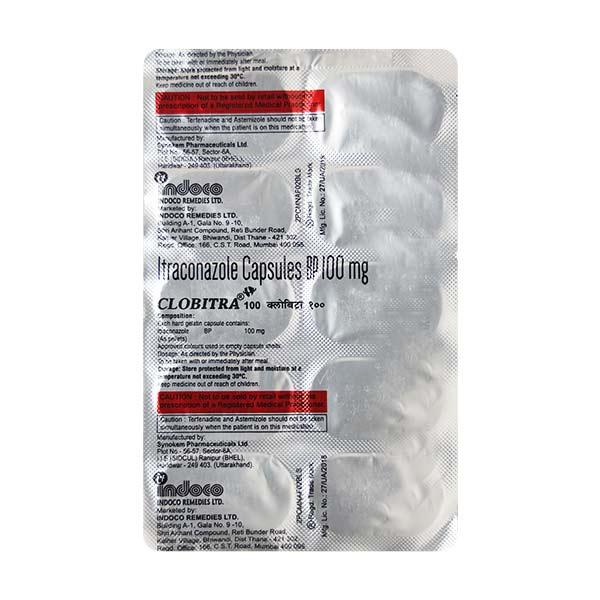 Clobitra 100mg Capsule 10'S