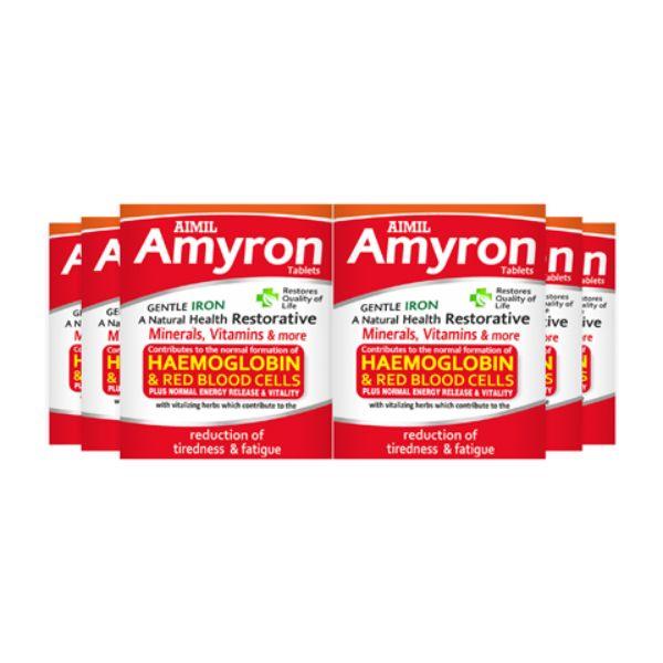 Buy Aimil Amyron Tablet (Pack of 6 x 30's) Online at Discounted Price ...
