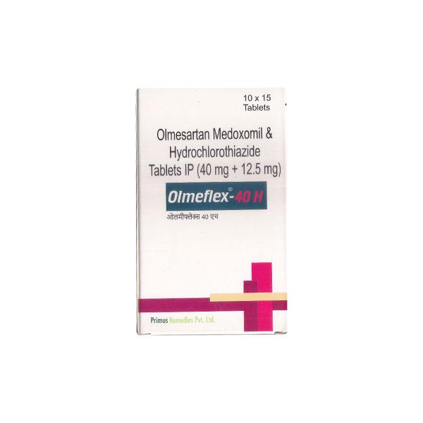 OLMEFLEX 40 H Tablet 15's Price, Uses, Side effects, Substitutes | Netmeds
