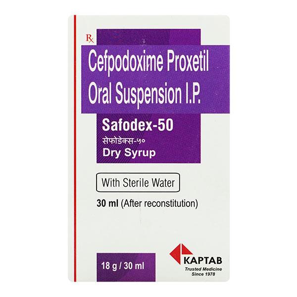 SAFODEX 50 Dry Syrup 30ml Price, Uses, Side effects, Substitutes | Netmeds