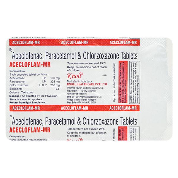 Acecloflam MR Tablet 10'S