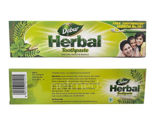 Buy Dabur Herbal Toothpaste 200 gm Online at Discounted Price | Netmeds