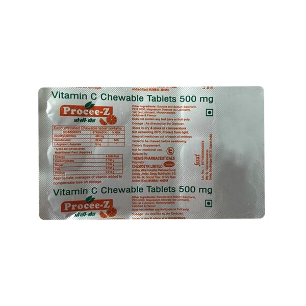 PROCEE Z Chewable Tablet 15's