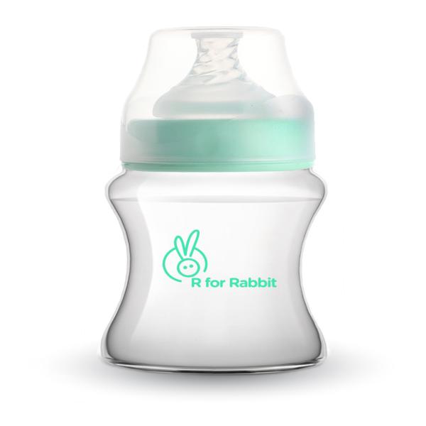 R For Rabbit First Feed Polypropylin Feeding Bottle 150 ml - Sea Green ...