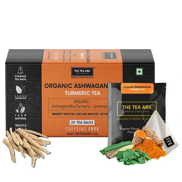 Buy The Tea Ark Organic Tea Bags- Ashwagandha, Turmeric & Lemongrass ...
