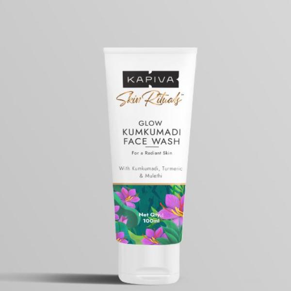 Kapiva Skin Rituals Glow Kumkumadi Face Wash 100 ml