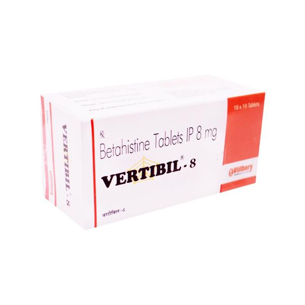 Vertibil 8mg Tablet 10'S
