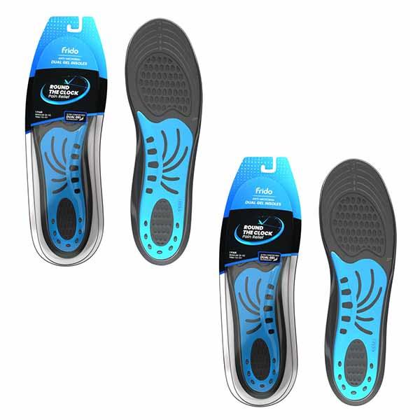 Buy Frido Dual Gel Insoles Sizes 5-9 UK (Pack of 2's) Online at ...