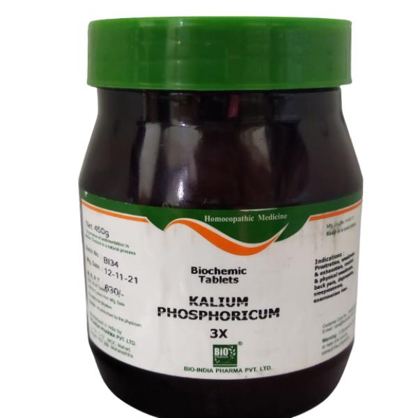 Bio-India's Biochemic Tablet - Kalium Phosphoricum 3X 450 gm Online at ...