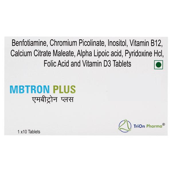 MBTRON PLUS Tablet 10's Price, Uses, Side effects, Substitutes | Netmeds