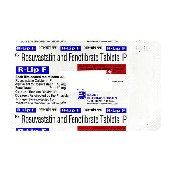 R Lip F 10Mg Tablet 10's Price, Uses, Side effects, Substitutes | Netmeds