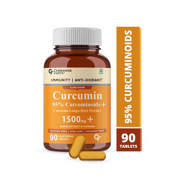 Buy CF Curcumin 1500 mg Veg Tablet 90's Online at Discounted Price ...