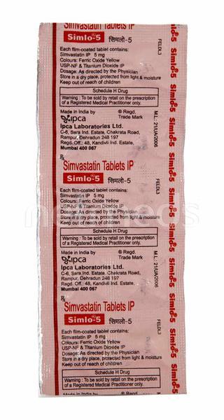 Simlo 5mg Tablet 10'S : Uses, Side Effects, Price | Netmeds