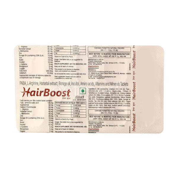 Hairboost Tablet 10'S