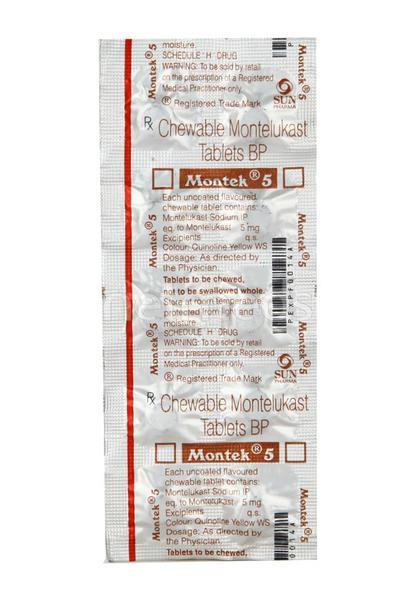 Montek 5mg Tablet 10'S