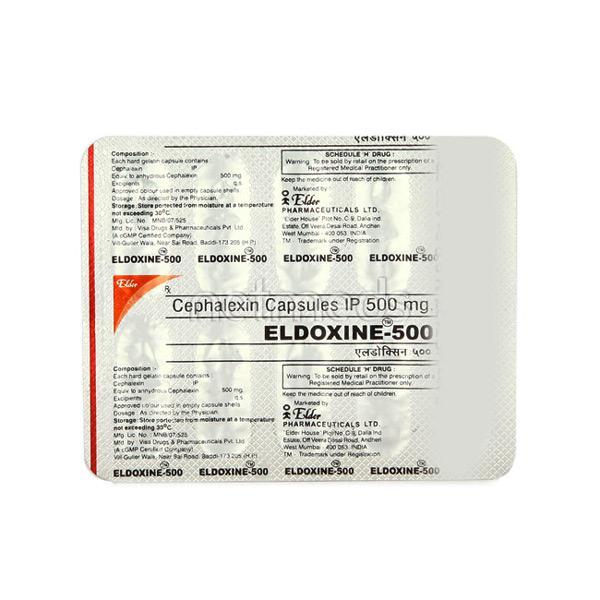 Eldoxine 500mg Capsule 10'S
