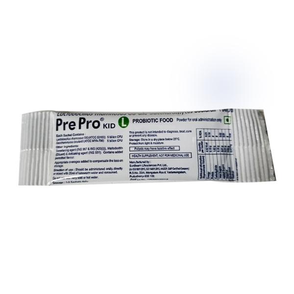 PRE PRO KID L Powder 1.2gm Price, Uses, Side effects, Substitutes | Netmeds