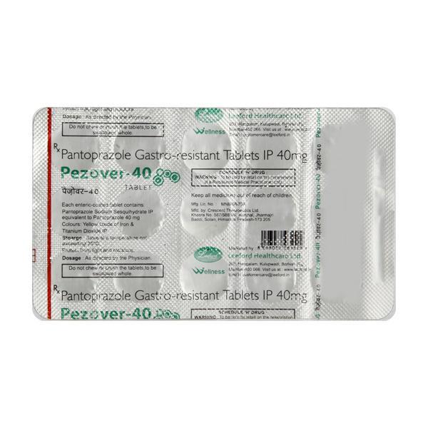 pezover 40mg tablet