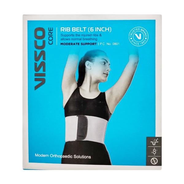Buy Vissco Core Rib Belt (0801) (6 Inch) 1's Online at Best Price | Netmeds