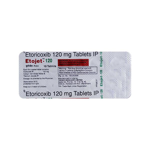ETOJET 120 Tablet 10's