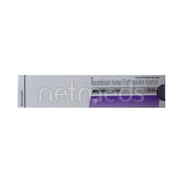Wepox Safe 4000 Injection 1'S : Uses, Side Effects, Price | Netmeds