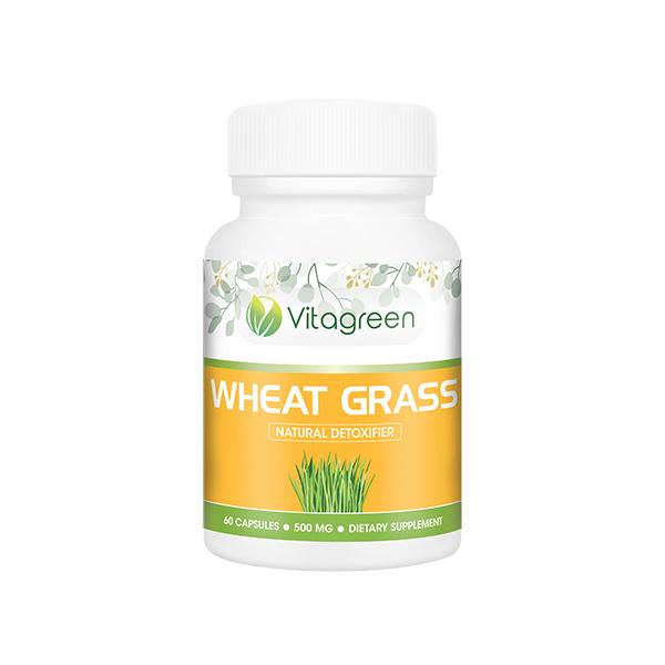 Buy VitaGreen Wheat Grass Capsules 60's Online at Best Price - Herbal ...