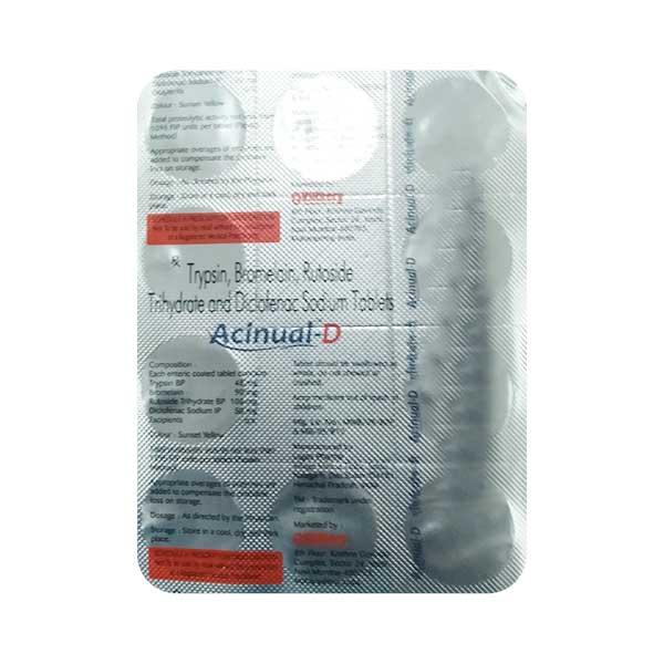 ACINUAL D Tablet 10's
