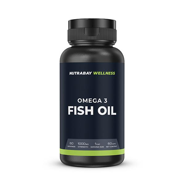 Buy Nutrabay Wellness Omega 3 Fish Oil 1000mg Capsule 60's Online at ...