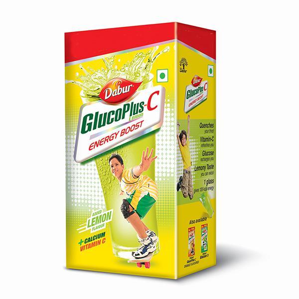 Dabur GlucoPlus-C Energy Boost - Lemon 500 gm (With Sipper Free) Online ...