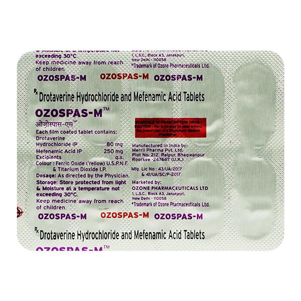 Ozospas M Tablet 10'S
