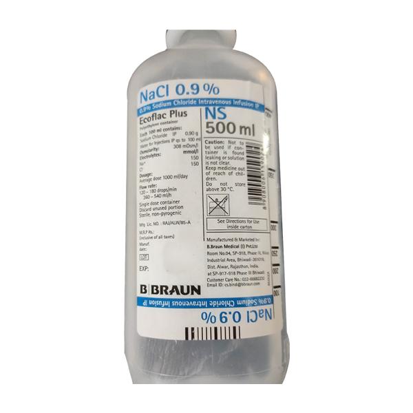 SODIUM CHLORIDE 0.9% (NS) Infusion 500ml