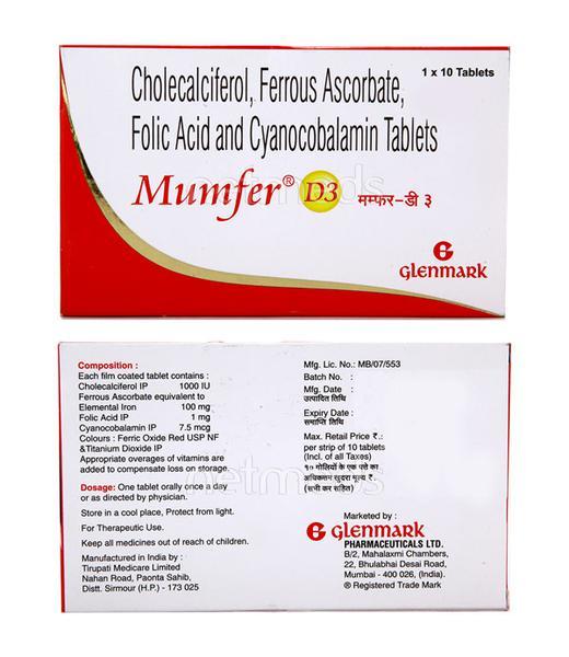 Mumfer D3 Tablet 10'S